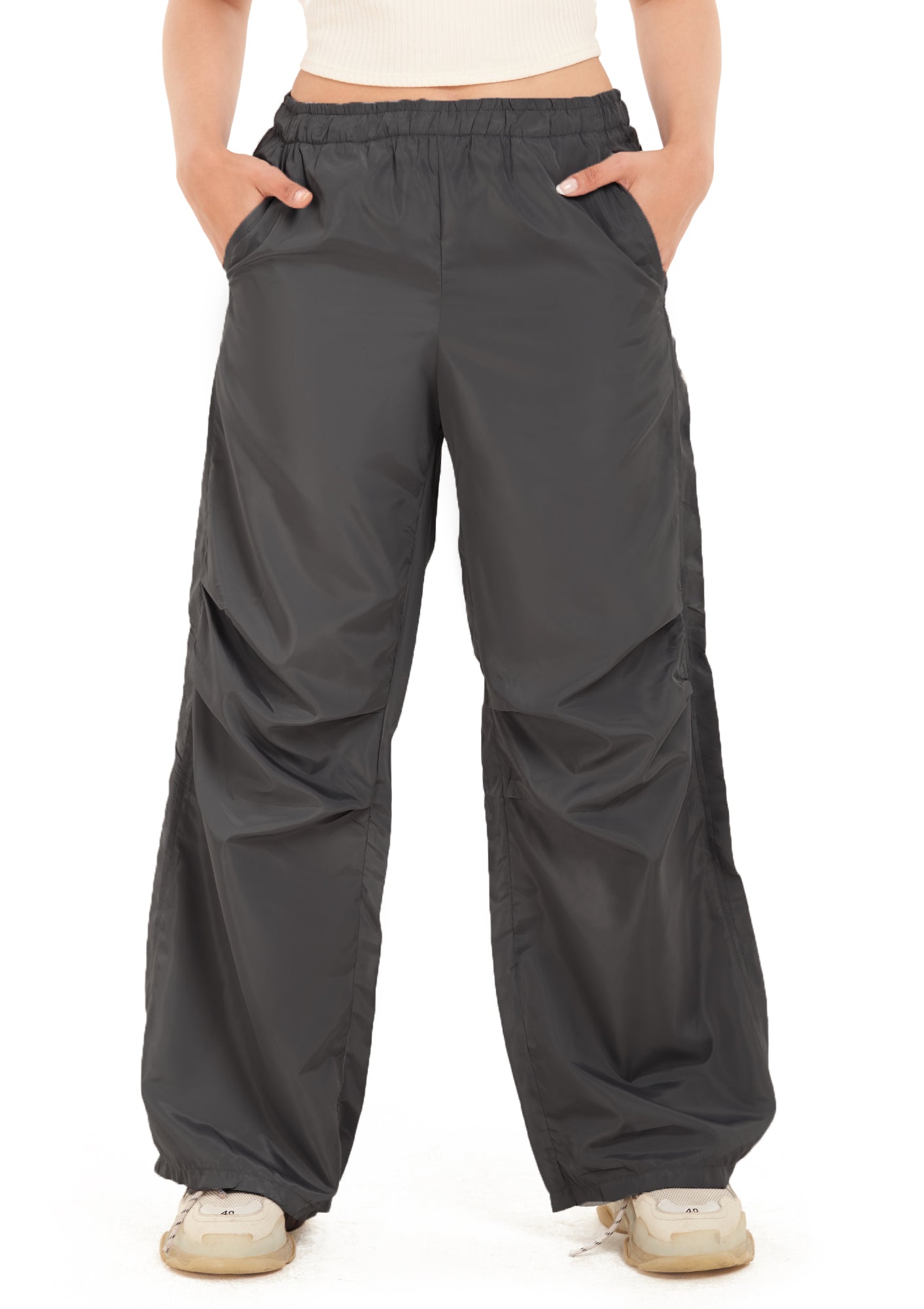 D-Gray parachute pant